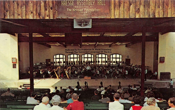 Interlochen Center for the Arts - Old Postcard View